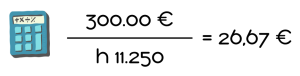 calcolo-costo-orario Esempio di calcolo delle costo orario